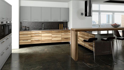 Rio Painted Light Grey & Caribbean Walnut